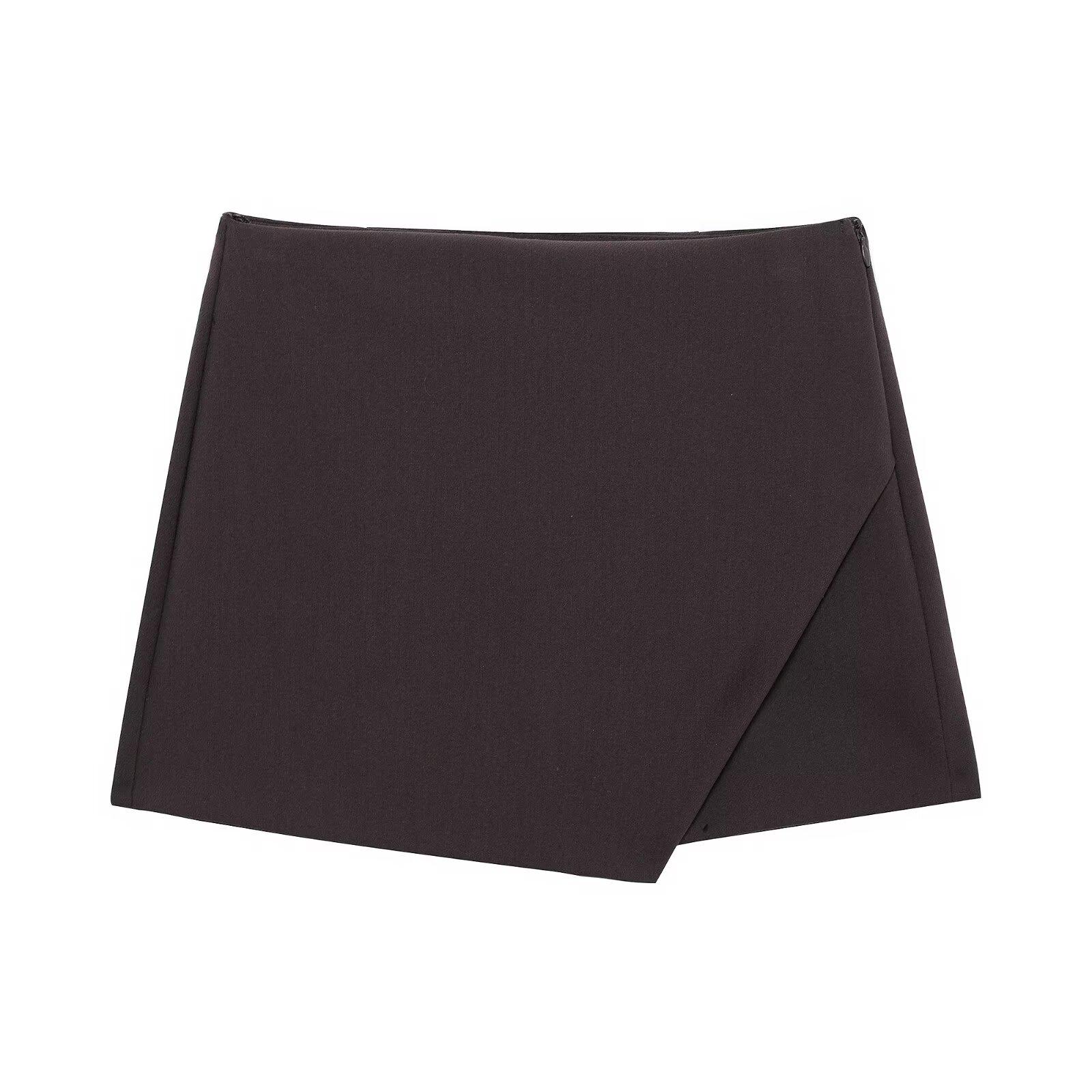 

Женская мода весна 2025: Европейский и американский стиль многоцветные асимметричные универсальные кюлоты Small