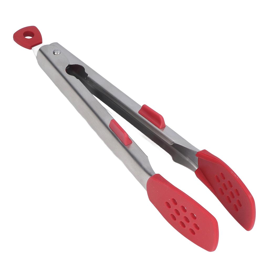 Food Tong Thickened 304 Stainless Steel Anti Slip Corrosion Resistant Barbecue Tongs for Restaurant