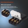 24/40 Stück 3-Pin Lötlose Drahtverbinder mit Verriegelung RGB LED-Streifen Lichtdraht Schnellverbinder Kein Abisolieren 18-22AWG Draht Steckverbinder
