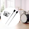 Bass Drum Legs Drum Stands Leg Professional Stable Anti Skid, Metal, Bass Drum Feet for Precussion Instrument Drum Replace, 1 Set