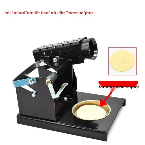 Heavy-Duty All-Metal 3-in-1 Electric Soldering Iron Stand & Wire Holder Mini 936 Station