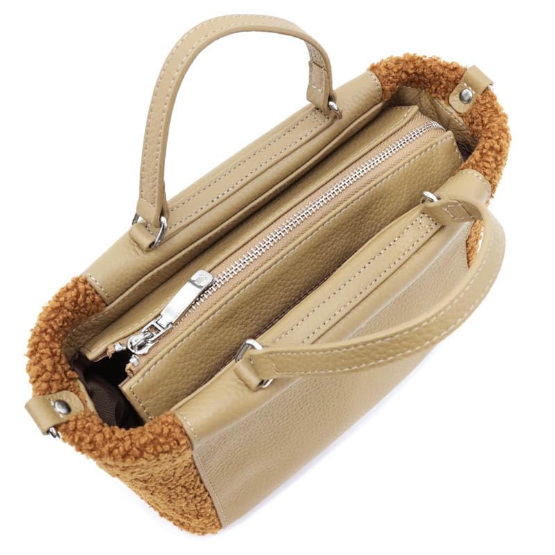 shoulder bag Avec Sand 2-way 61-6805 Beige/Mocha