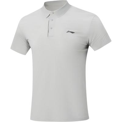 Fitness Series Solid Color Simple Short Sleeve Polo Shirt Men Tops APLW315-1