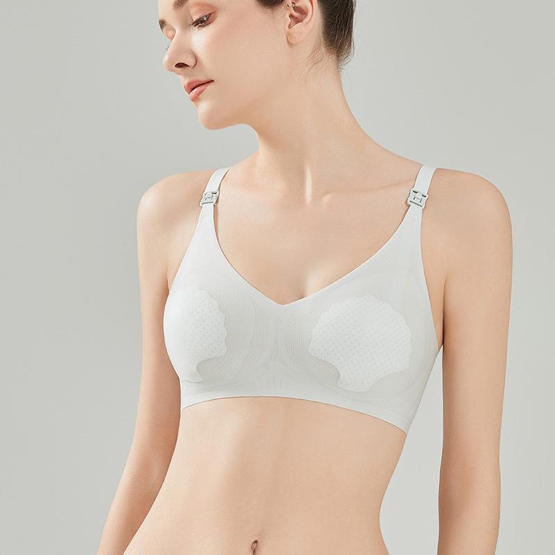 Summer Thin Front-Opening Nursing Bra - Breathable Maternity Underwear