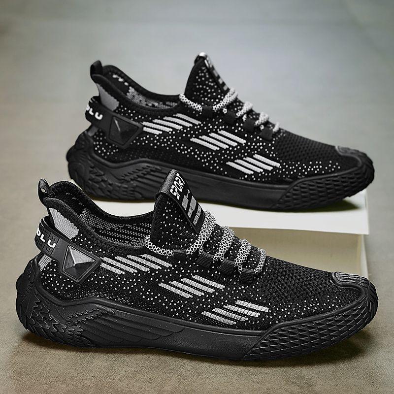New summer breathable thin mesh fly-woven mesh shoes casual non-slip running sports trendy shoes