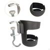 Clamp on Desk and Bed Cup Holder Anti Spill under Table Headset Hanger