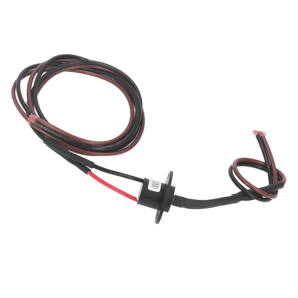 2 Road Conductive Ring Collector 20A Rotary Collector Ring Durable Electrical Slip Ring  Turntables