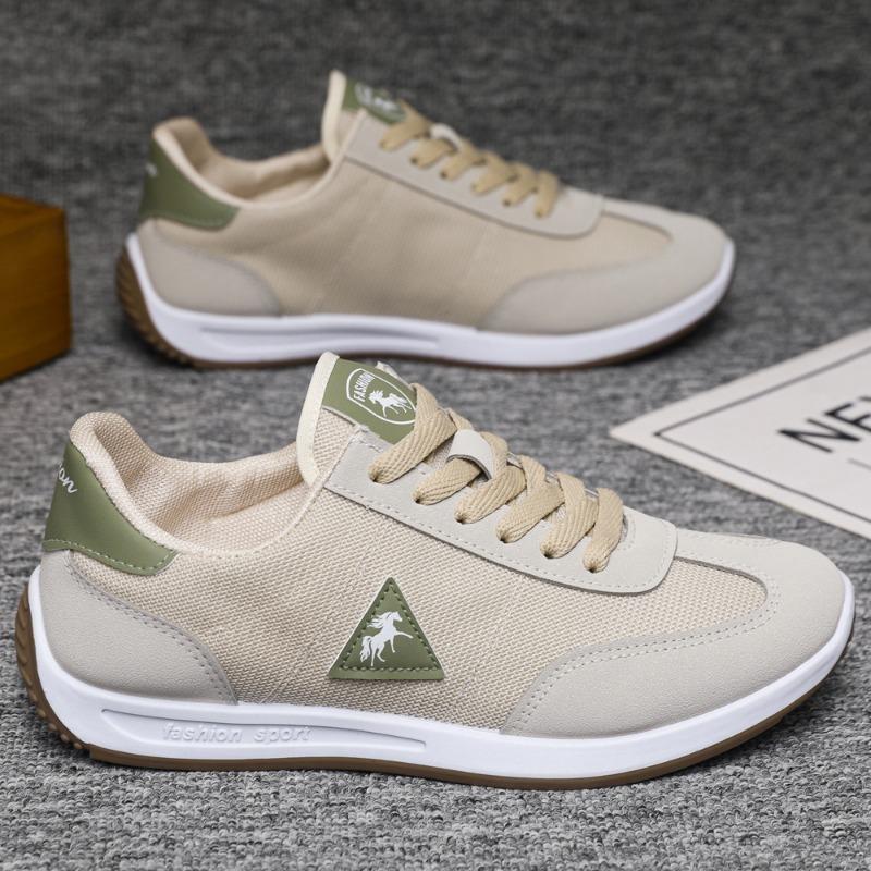 Breathable mesh men's shoes new soft-soled non-slip little white shoes Para shoes lightweight sports and leisure shoes men