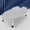 2Pcs/Set Desktop Ironing Board with Removable Washable Cover Heat-Resistant Cotton Padded Foldable Portable Anti-slip Clothes Sleeves Mini Ironing