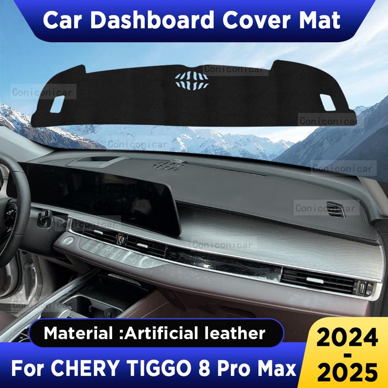 For CHERY TIGGO 8 PRO MAX 2025 Car Dashboard Cover Avoid Mat Dash Board Sun Shade Pad Anti-UV Artificial Leather  Accessories