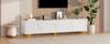 180*40*45cm Lowboard with 2 Cabinets, Cloud-Shaped, TV Entertainment Center with 5 Support Legs, Load Capacity up to 60 kg, Suitable for 75-Inch