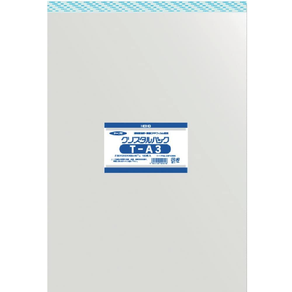 

Shimojima Heiko Прозрачный OPP-пакет Crystal Pack с лентой A3 100 листов T-A3