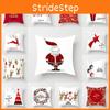 Super Soft Red And White Christmas Pillow Case For Stylish Home Decoration