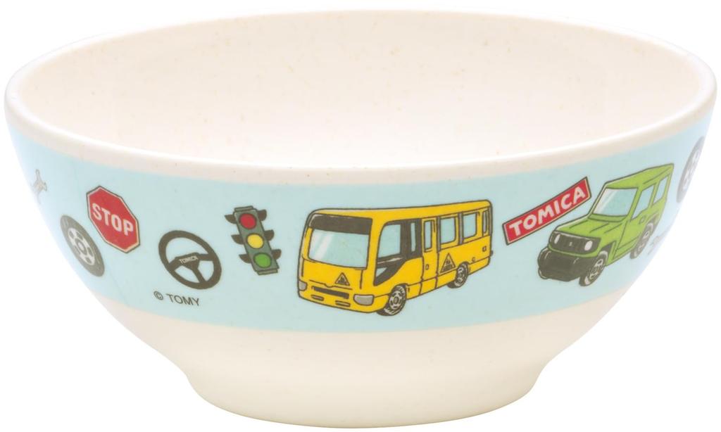 Skater Melamine Rice Bamboo Dishwasher Tomica Bowl, Fiber, 210ml, Safe, Boys, M32B-A