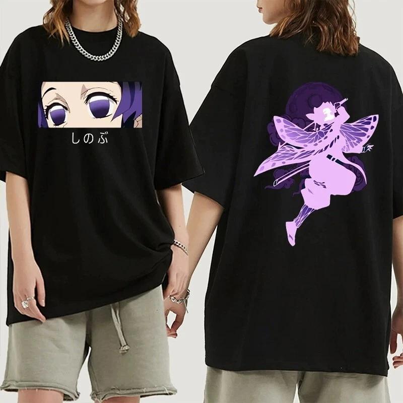 

Demon Slayer Kochou Shinobu Anime Manga T-Shirt Tee Costumes Cotton Cotton S