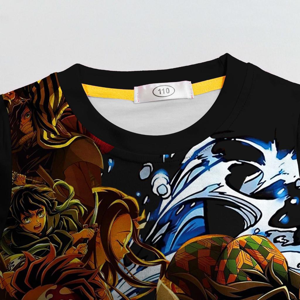 New Movie Comic Print Long Sleeve Pajama Set for Kids and Teens