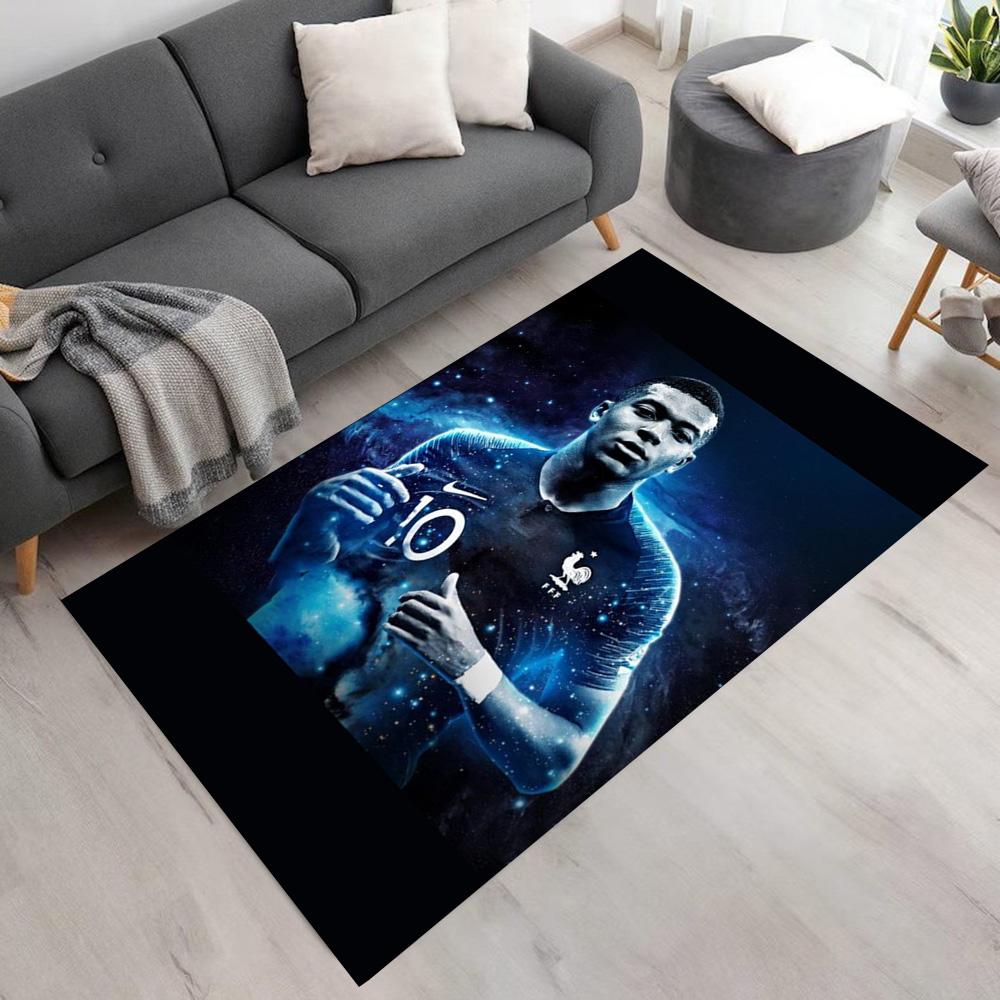Star Player Kylian Mbappé Carpet Suitable for Game Room Decorate room Kitchen Dormitory Anti-slip Rug Decorate Offices
