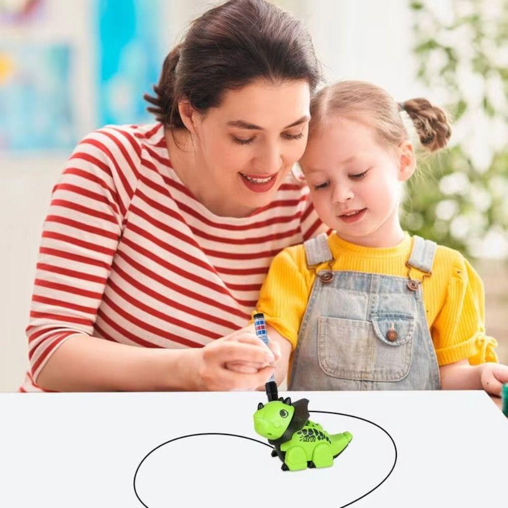 Tracking Trace Walking Dinosaurs Figure Educational Draw Lines Follow Toy  Kid Gifts