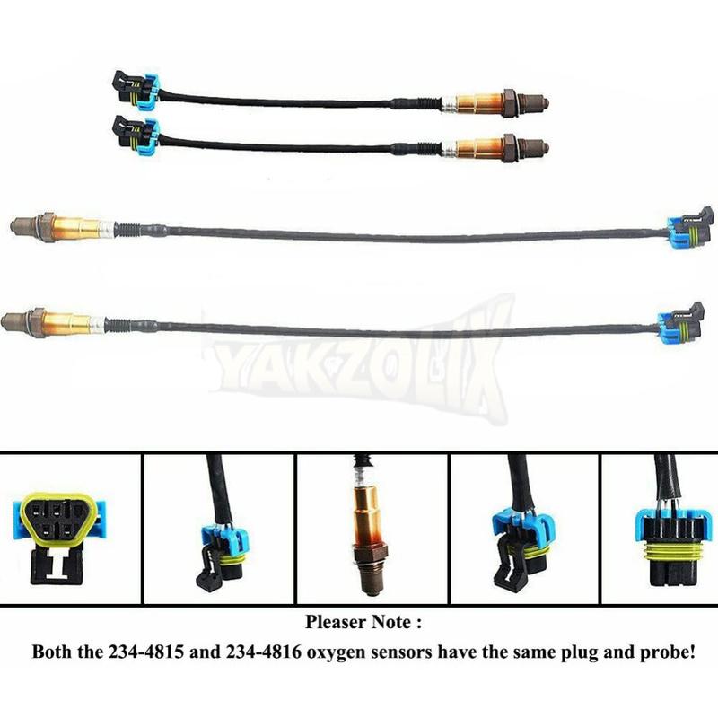 For Buick Enclave LaCrosse Chevrolet Traverse GMC Acadia Saturn Outlook Up Downstream Lambda O2 Oxygen Sensor 234-4815 234-4816