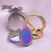 Round Metal Ring Base Stainless Steel Adjustable Blank Cabochon DIY