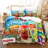 Fashion Super Zings Cute Cartoon Bedding Set Single Twin Full Queen King Size Bed Set Kids Bedroom Duvetcover Sets Bed Sheet Set