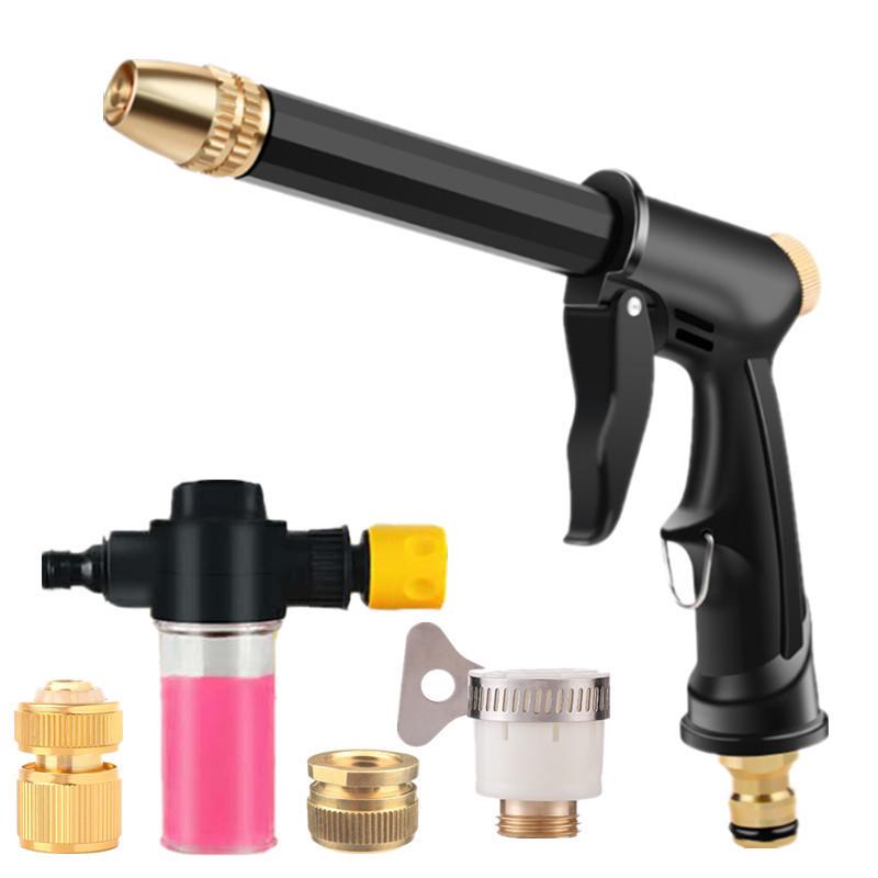 High-Pressure Car Wash & Agricultural Spray Head with Freeze-Proof, Sun-Proof Hose Connector