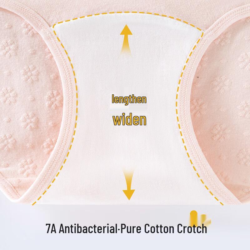 Yalu Women's 7A Antibacterial Cotton Briefs