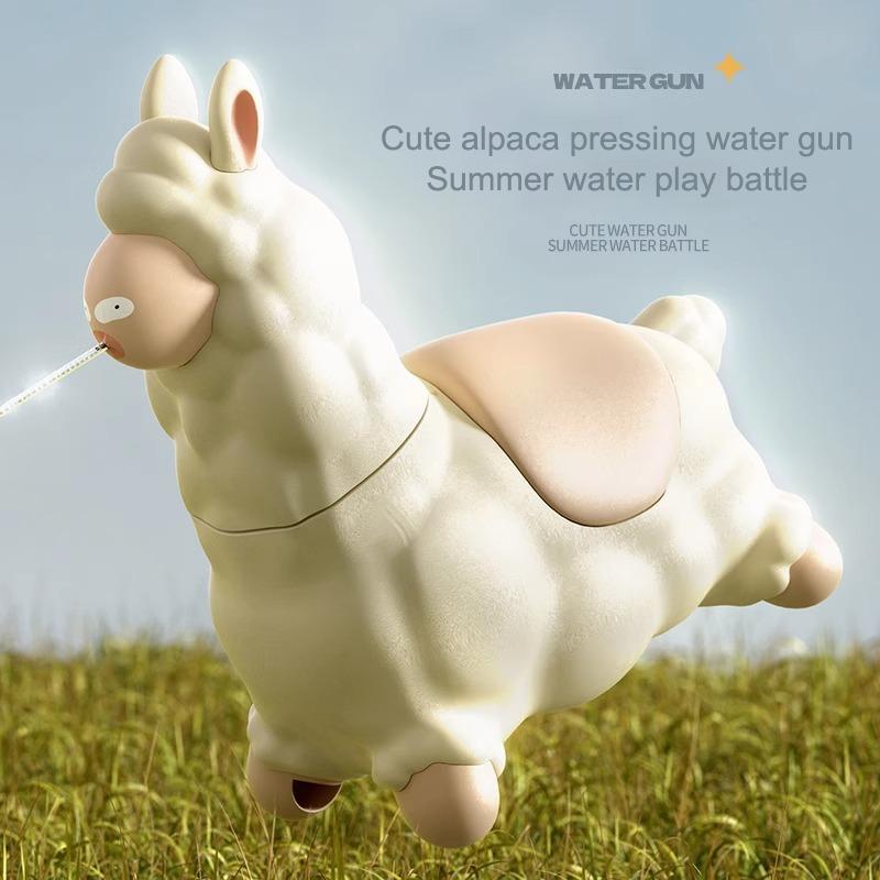 Alpaca Water Gun Llama Squirt Gun Fun Water Spray Toy for Kids Boy Outdoor Beach Pool Play Prank Gag Summer Water Fights Battles