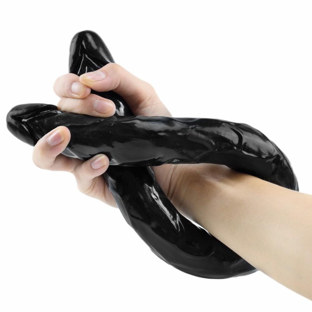 Giocattoli del sesso per adulti Doppio dildo Spina anale Pene realistico Pegging Dominatrice Masturbatore per donna BDSM Uomini Strumenti sexy