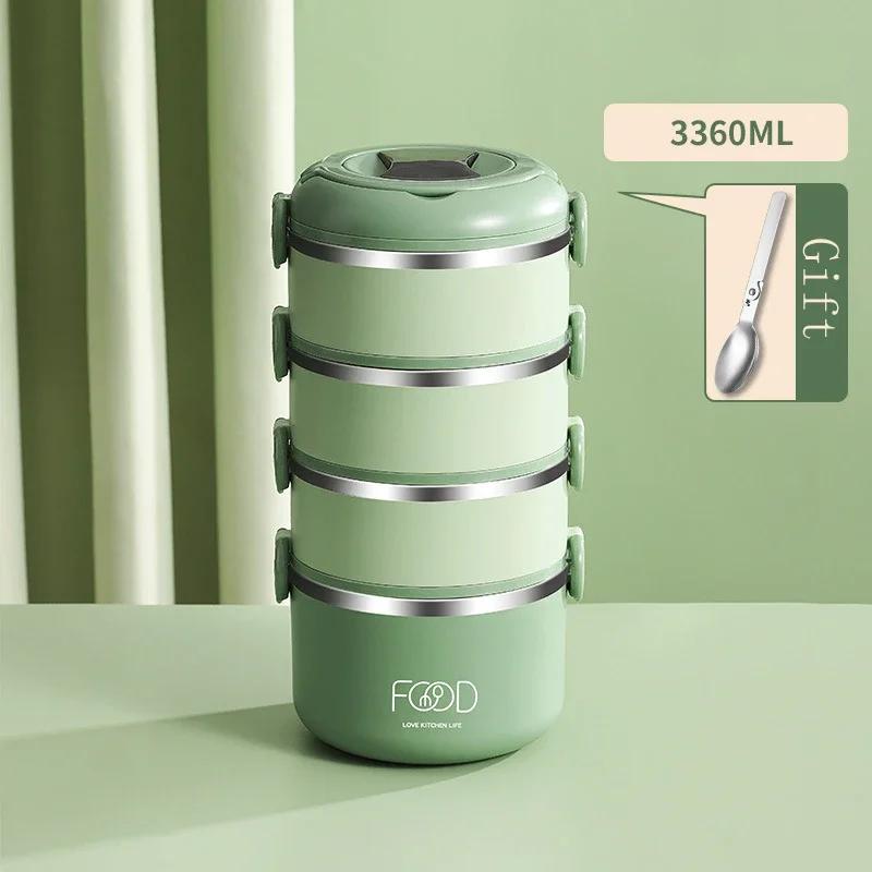 Bento Lunch Box Japanese Multilayer Stainless Steel Bento Box Food Container Storage Portable Thermos Food Jar Kid Bento Box