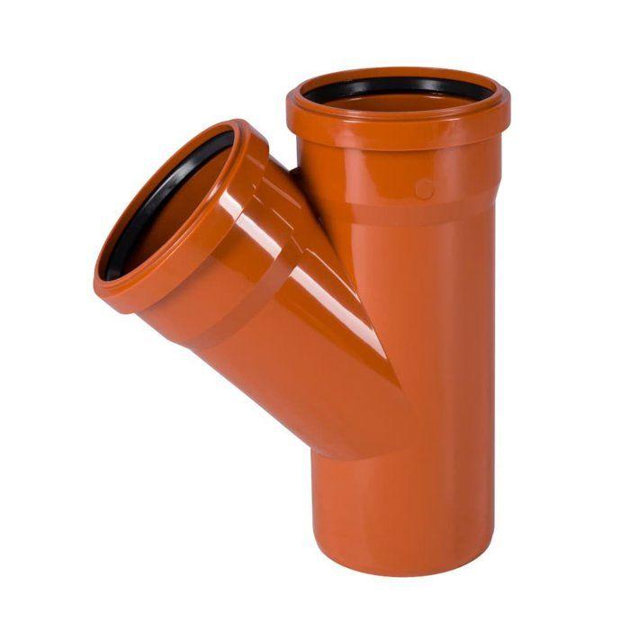 Raccordement Assainissement KG DN 110 45° - Branchement Tuyau PVC