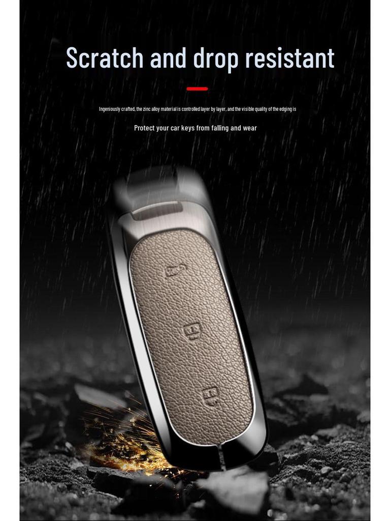 High-End L7 Key Case: Metal Buckle Shell Holder for L8 and Ideal One L6 Cars