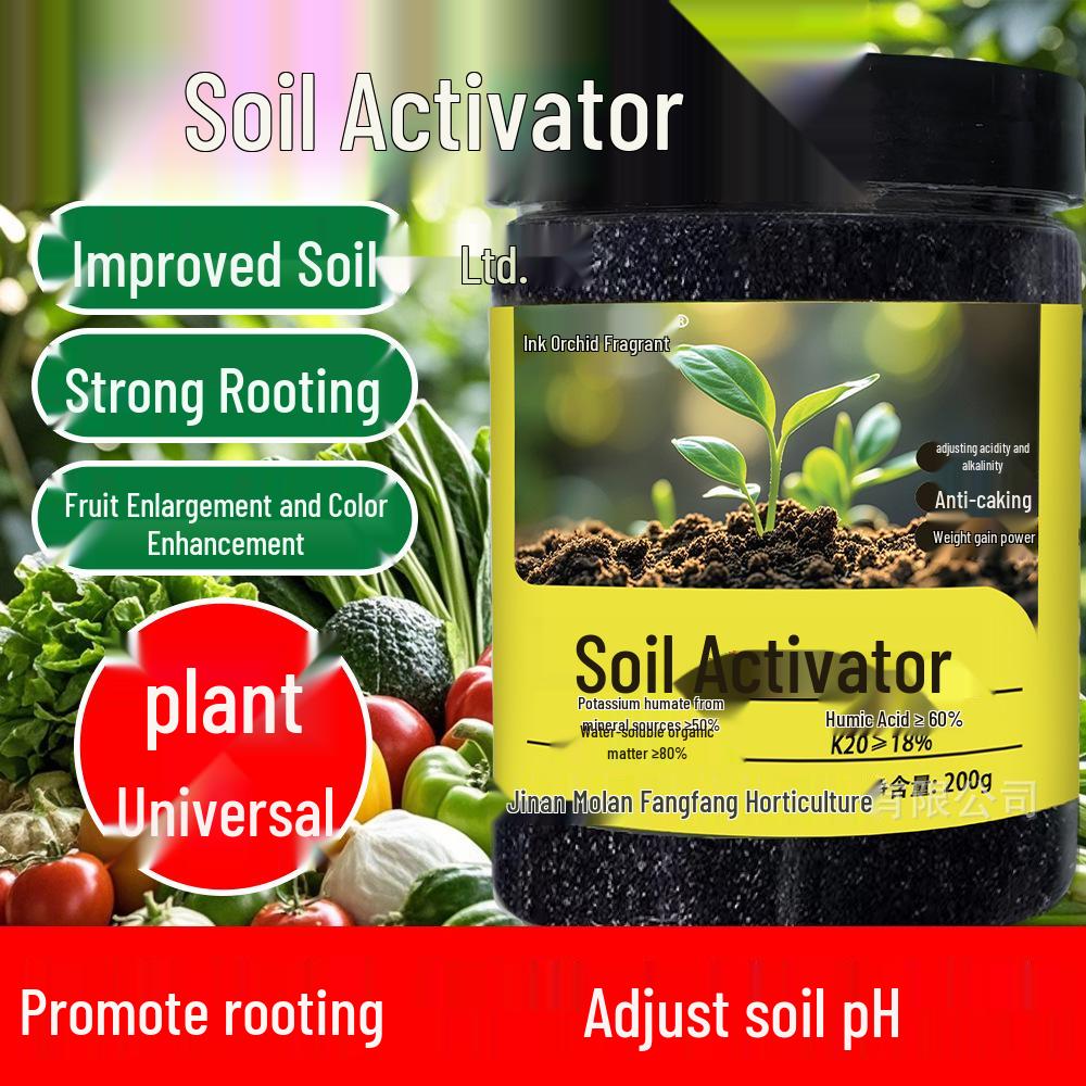 Soil Activator: Potassium Humate Fertilizer for Compacted Soil, Plants & Flowers