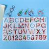 Reusable 26 Letter Mold A-Z Number Keychain Silicone Mold Handmade Alphabet Mold  DIY Crafts