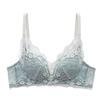 Sweet Coquette Lace Lingerie Set, Push Up Anti-Sag Side Gathering Small Bust Comfort Women Bra Set