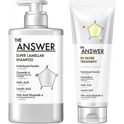 The Answer Shampoo Gloss Treatment Set Hair Care 5 4 Bergamot   Daphne Fragrance