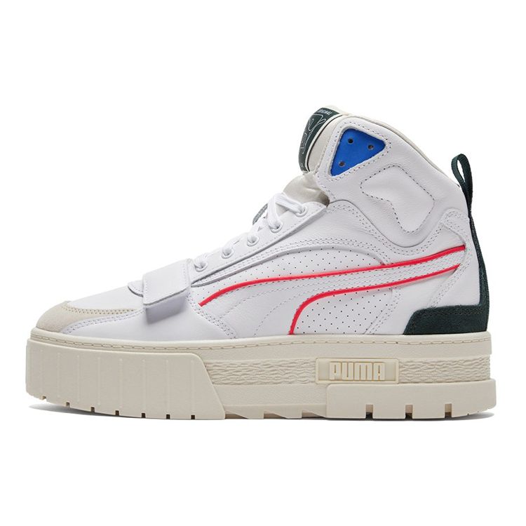 Puma Mayze Mid White Женские кроссовки Whisper-White 381253-01 36