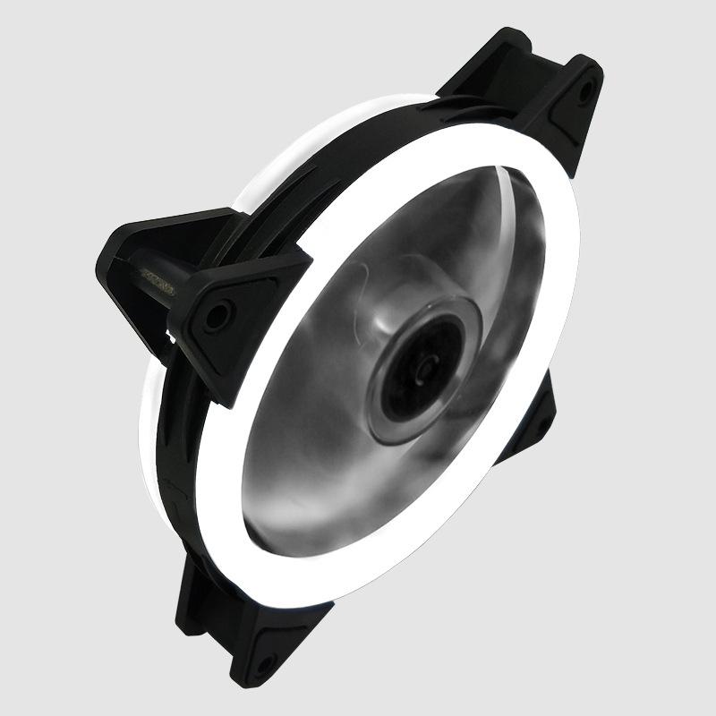 120mm PC Case Fan Cooler Adjustable De-vibration Rubber Led Computer Cooling Fan 12V Mute Ventilador PC Computer Cool Fan