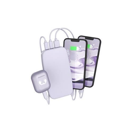 Batterie externe - fresh'n rebel - dreamly lila - 18000 mah - charge rapide - design compact