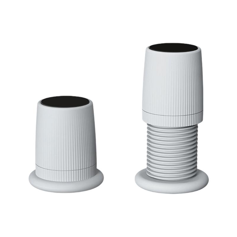 2Pcs Plastic Furniture Leg Levelers Adjustable Height Support Pads Furniture Risers for Uneven Floors Enduring