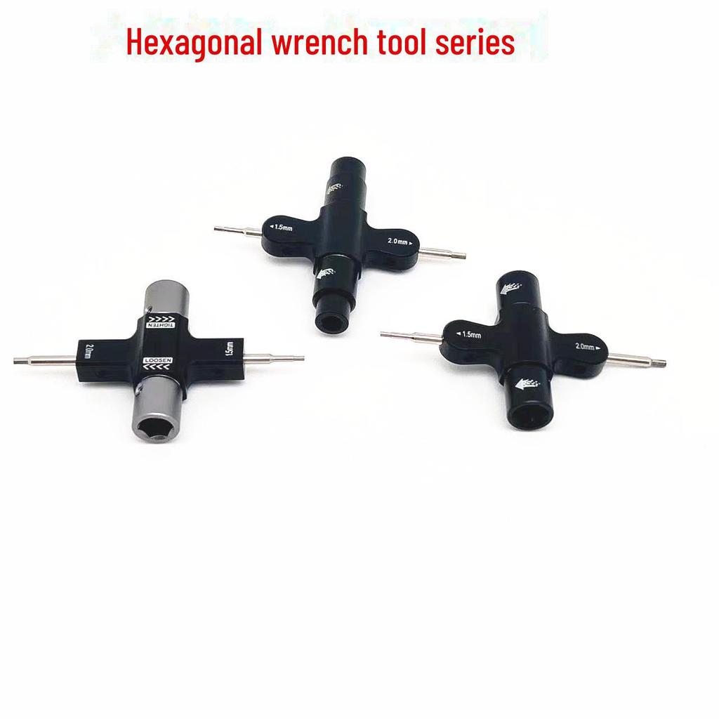 Hexagon Socket Wrench (1.5mm/2.0mm) with Quick Release Sleeve for Drone Repair