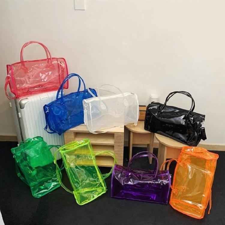Clear Crossbody Bag for Travel and Business PVC Shoulder Bags Easy to Carry