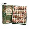 Balcony Hanging Pendant Heritage Acrylic Advent Calendar, Decorative Ornament, Durable Lightweight Christmas Calendar Blind Box for Home Bedroom