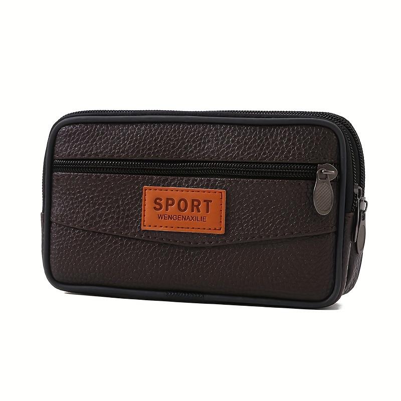 Men'S PU Leather Organizer Wallet - Multi-Layer Phone & Card Holder Spacious For Outdoor Sports & Mountaineering