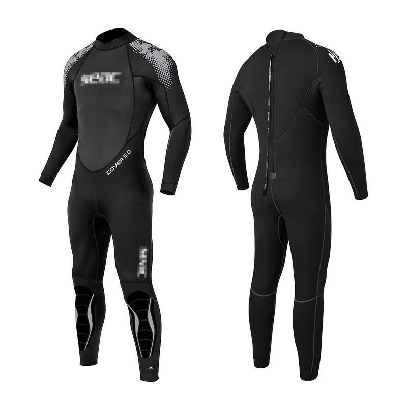5mm Full Bodysuit Wetsuit Scuba Diving Freediving Snorkeling Thermal Protection CR Neoprene Men Women Adult