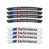 4 stuks Vervanging 9*0,7 cm Sportwiel Emblemen voor BMW 1 3 5 7 X1 X3 X5 X6 x7 M2-M6 (4 stuks, Aluminium) decoratieaccessoires. GB1