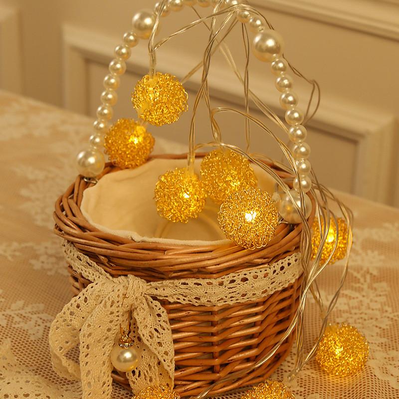 Christmas Tree Decoration Lights With Illuminated Bulb And Star For Holiday Festive Decor