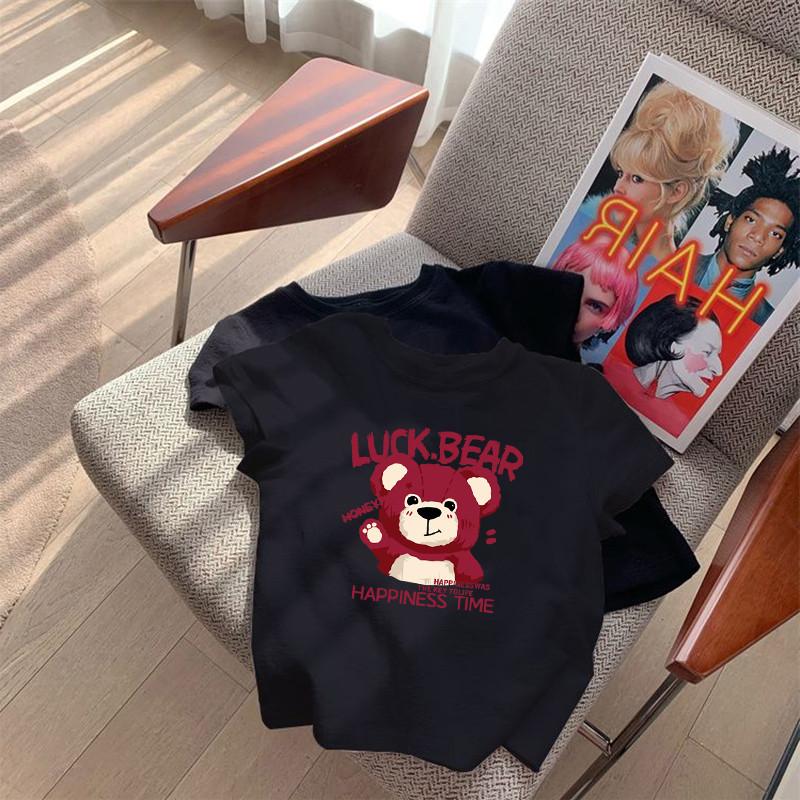 Boys and girls  T-shirts with cute children s prints 140