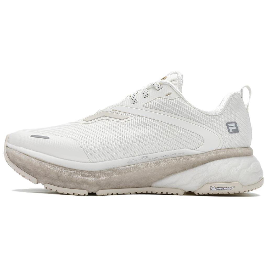 Fila Athletics Fashion Comfortable Mesh Fabric Non-Slip Wear-Resistant Low-Top Running Shoes Women Sneaker Snow-White A12W411113FPR