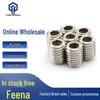 304 Stainless Steel DIN913 Hex Socket Headless Set Screw M6x28 Flat Head Grub Screw.